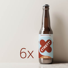6x 33cl Etikett*